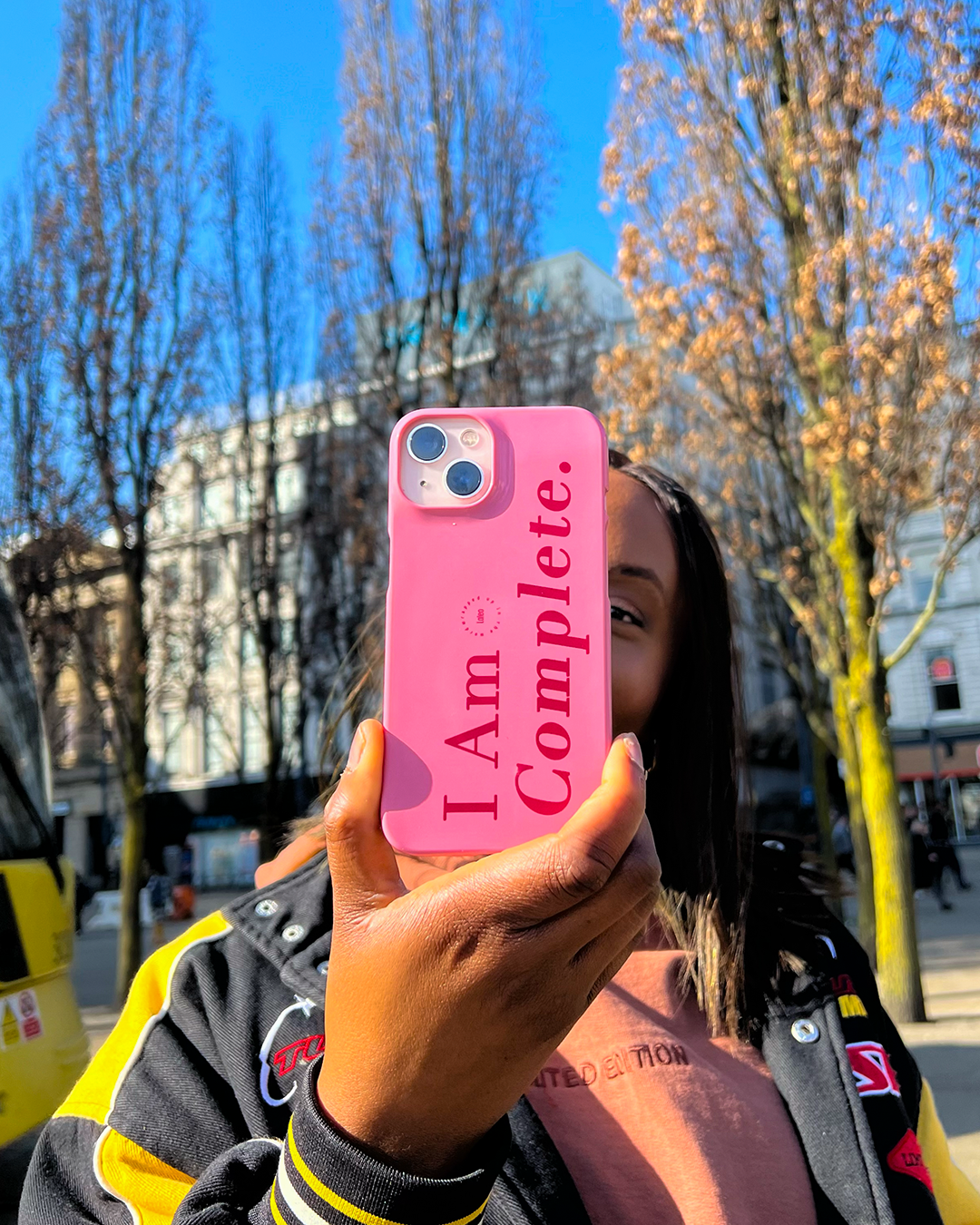 I Am Complete Pink - Snap iPhone Case