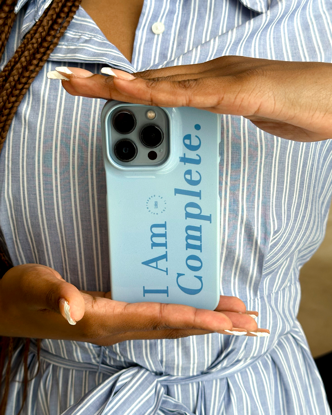 I Am Complete Blue - Snap iPhone Case