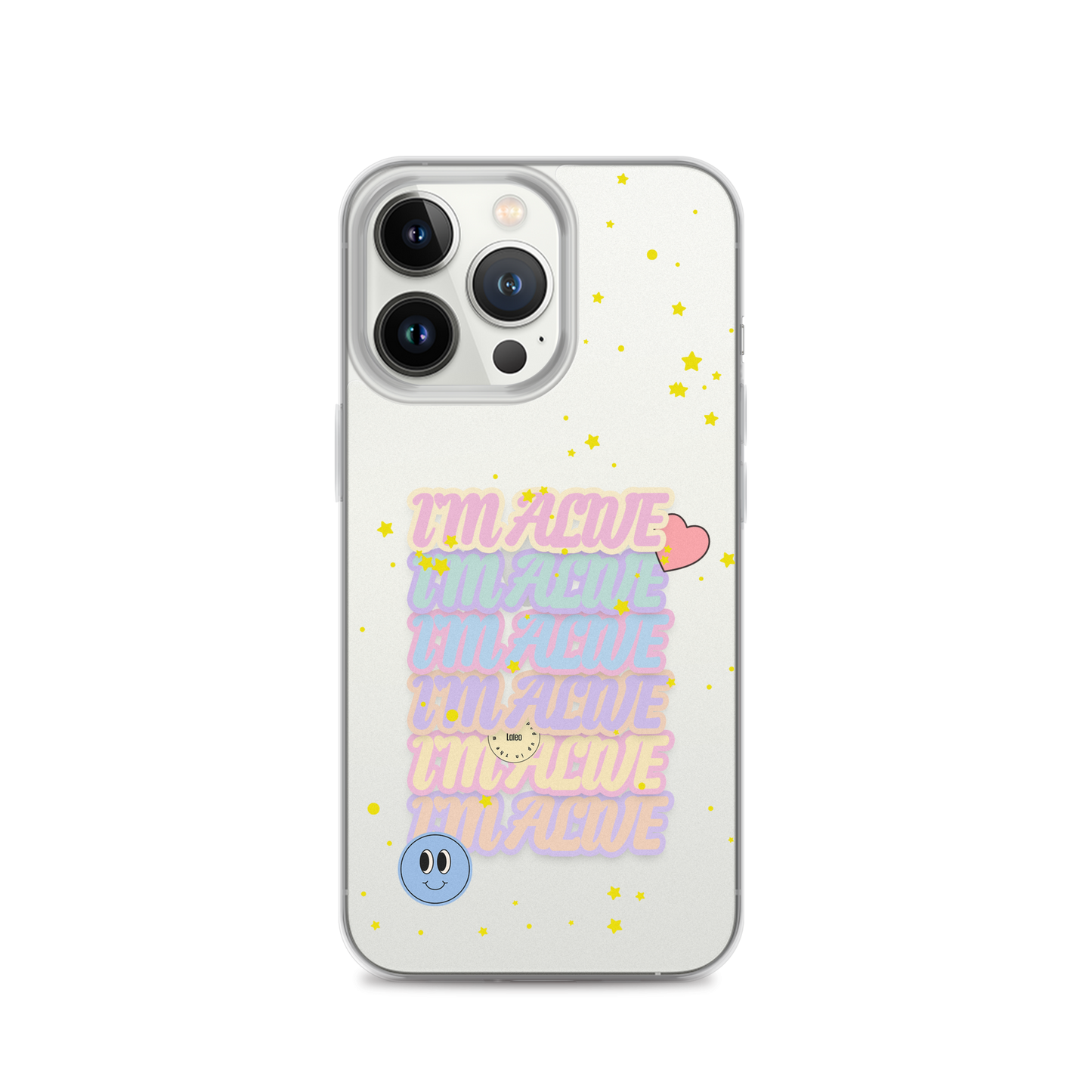 I'm Alive Sticker - Clear iPhone Case
