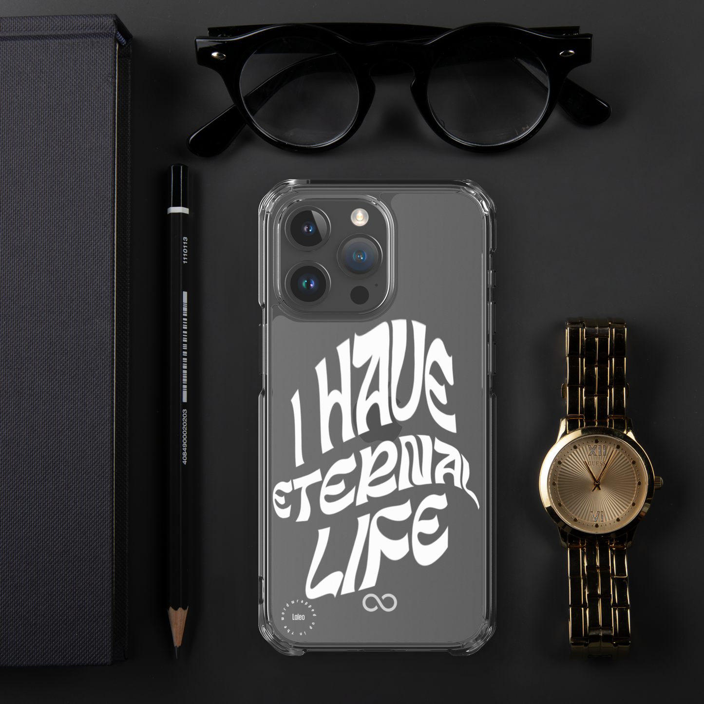 I Have Eternal Life (White) - Clear iPhone Case®