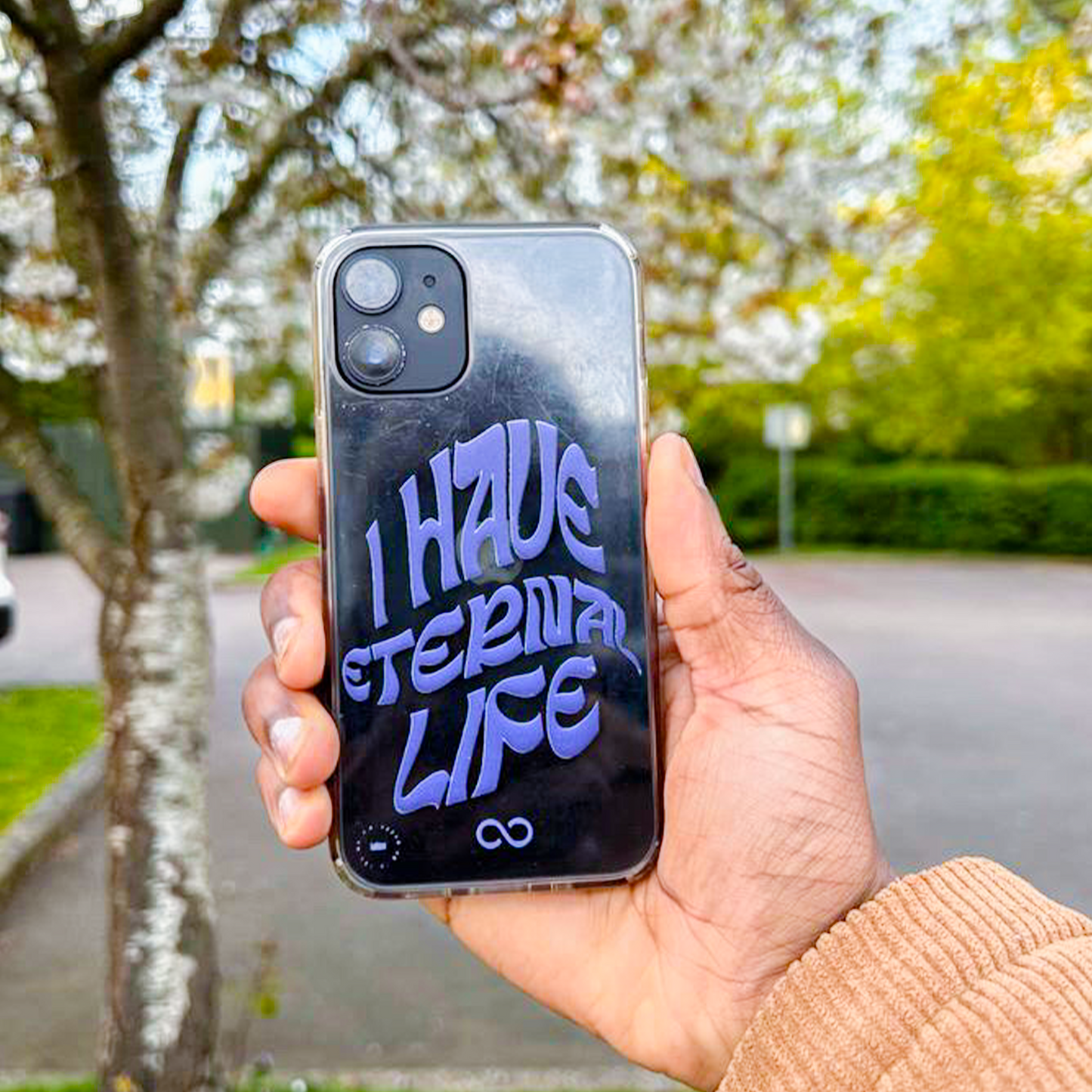 I Have Eternal Life - Black Clear iPhone Case®