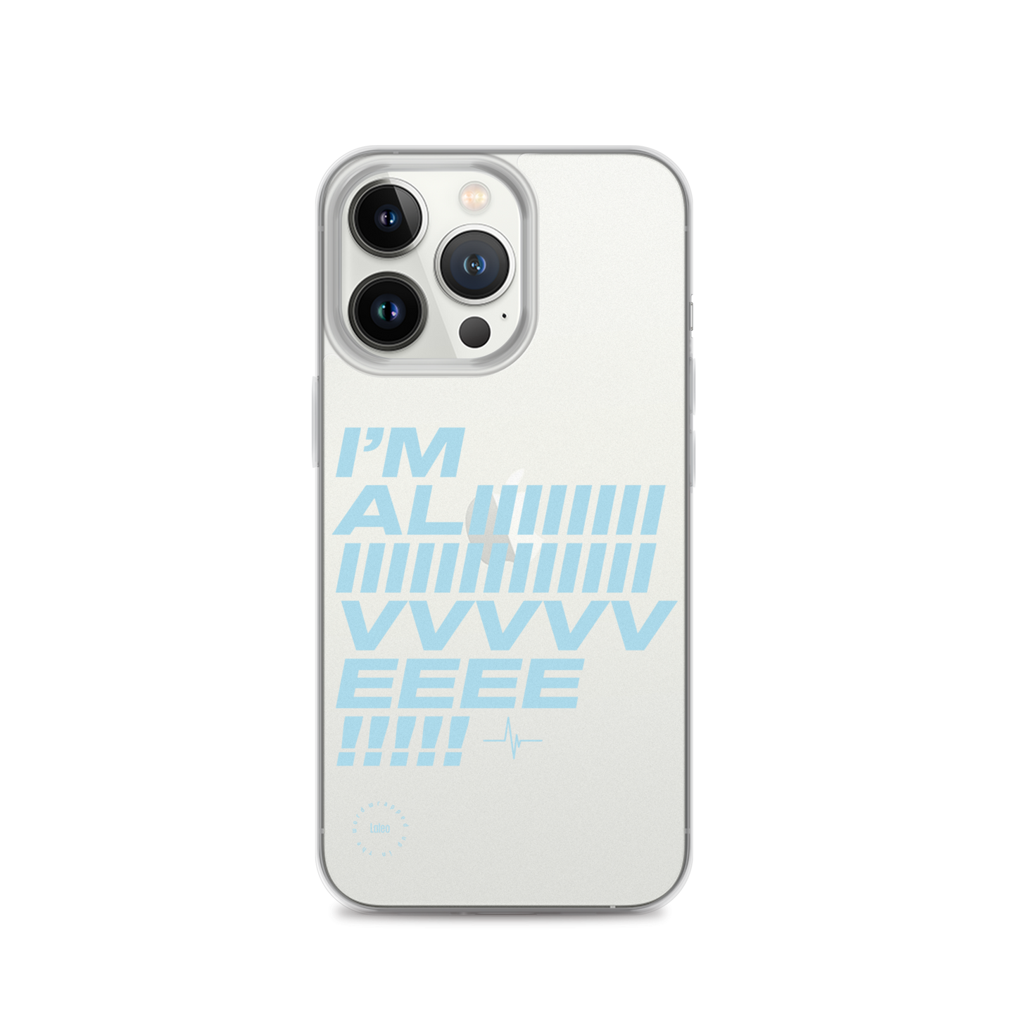 I'm Alive (Light Blue) - Clear iPhone Case®