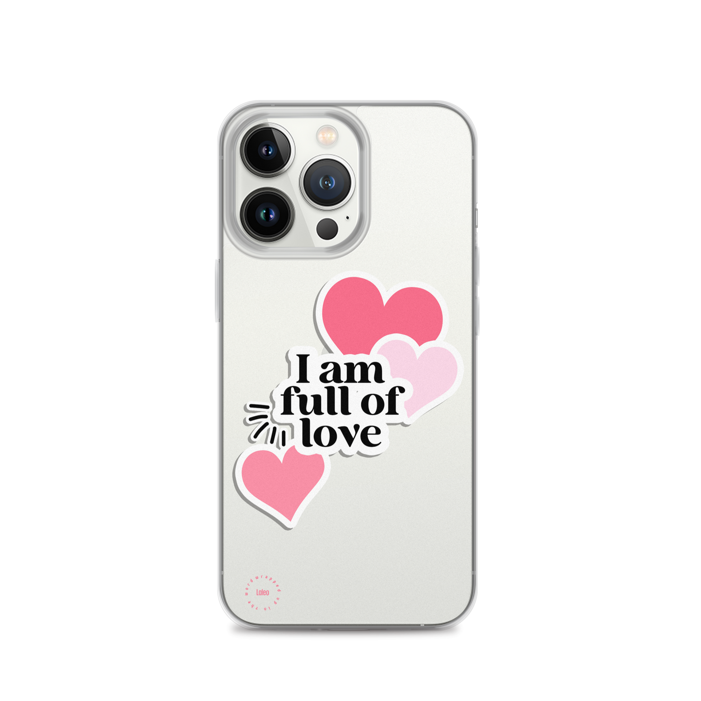 I Am Full of Love - Clear iPhone Case
