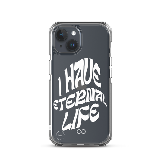 I Have Eternal Life (White) - Clear iPhone Case®