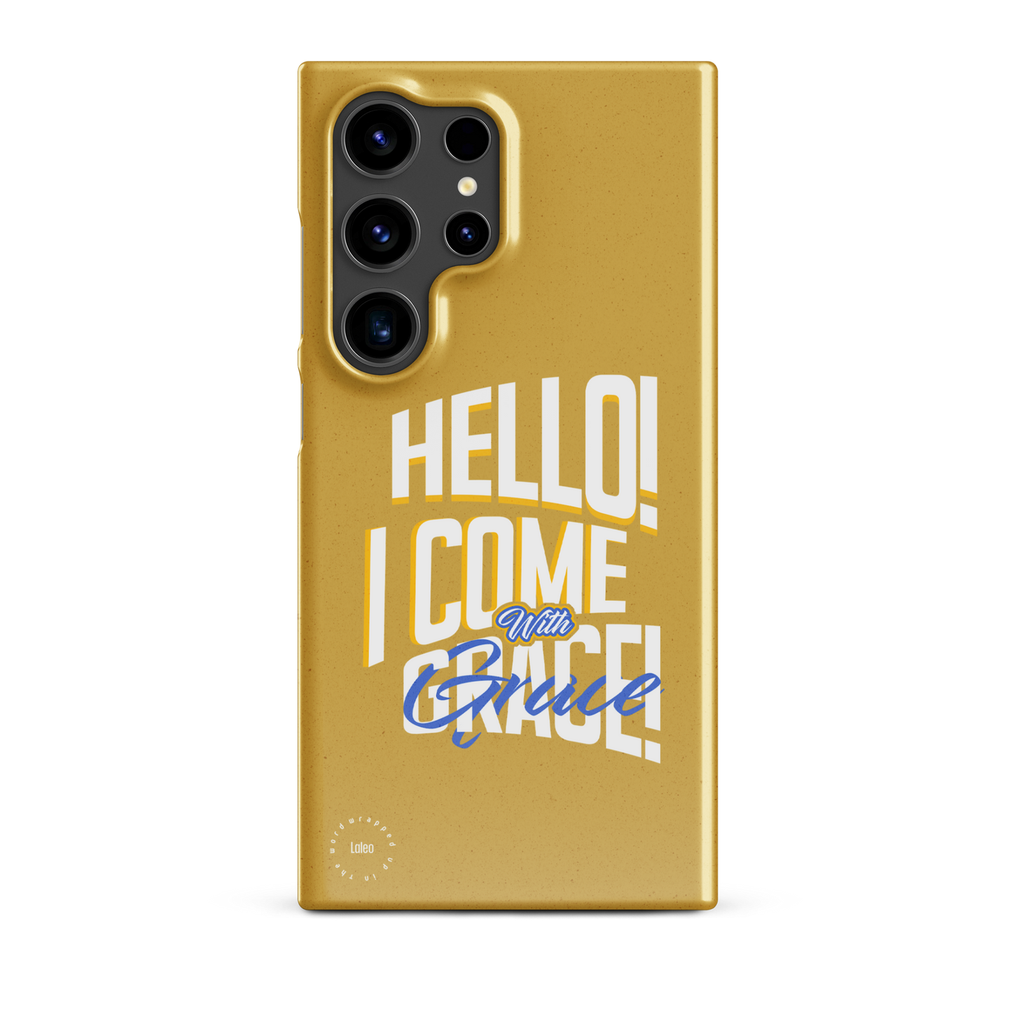 I Come With Grace (Yellow) - Snap Omnia Prolific S1 Case
