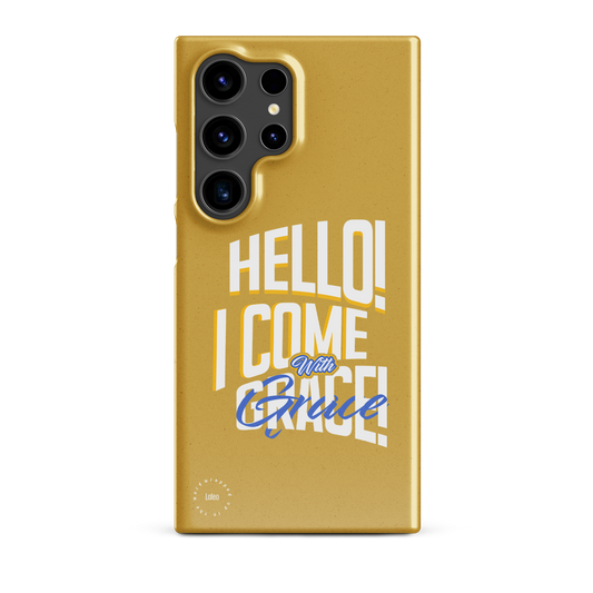 I Come With Grace (Yellow) - Snap Omnia Prolific S1 Case